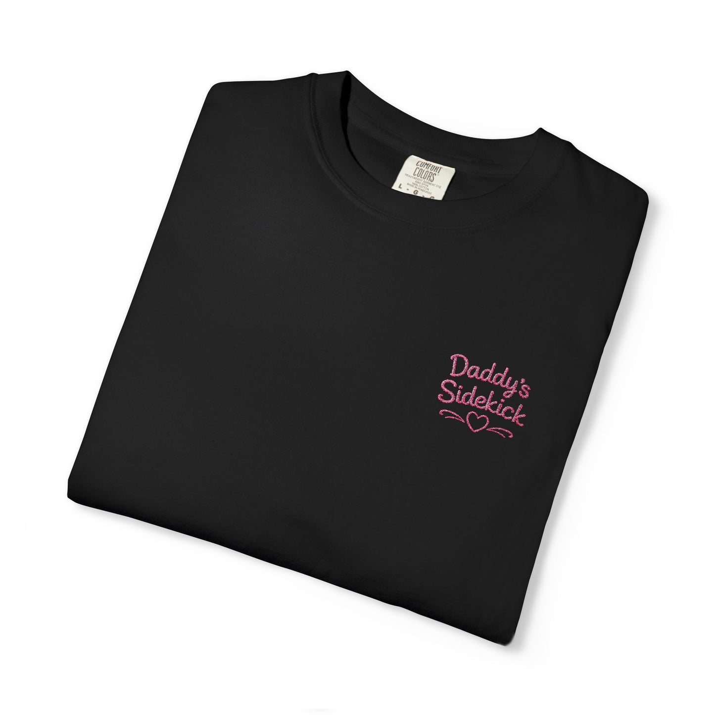 Daddy's Sidekick Embroidered T-Shirt | Daddy Sidekick Tee