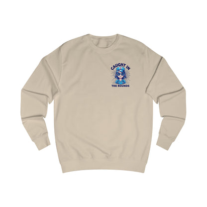 Cozy Nurse Sweatshirt - Caught in the Rounds, Perfect Gift for Friends, Casual Wear, Fall Outfit, Streetwear Essential