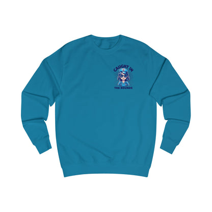 Cozy Nurse Sweatshirt - Caught in the Rounds, Perfect Gift for Friends, Casual Wear, Fall Outfit, Streetwear Essential