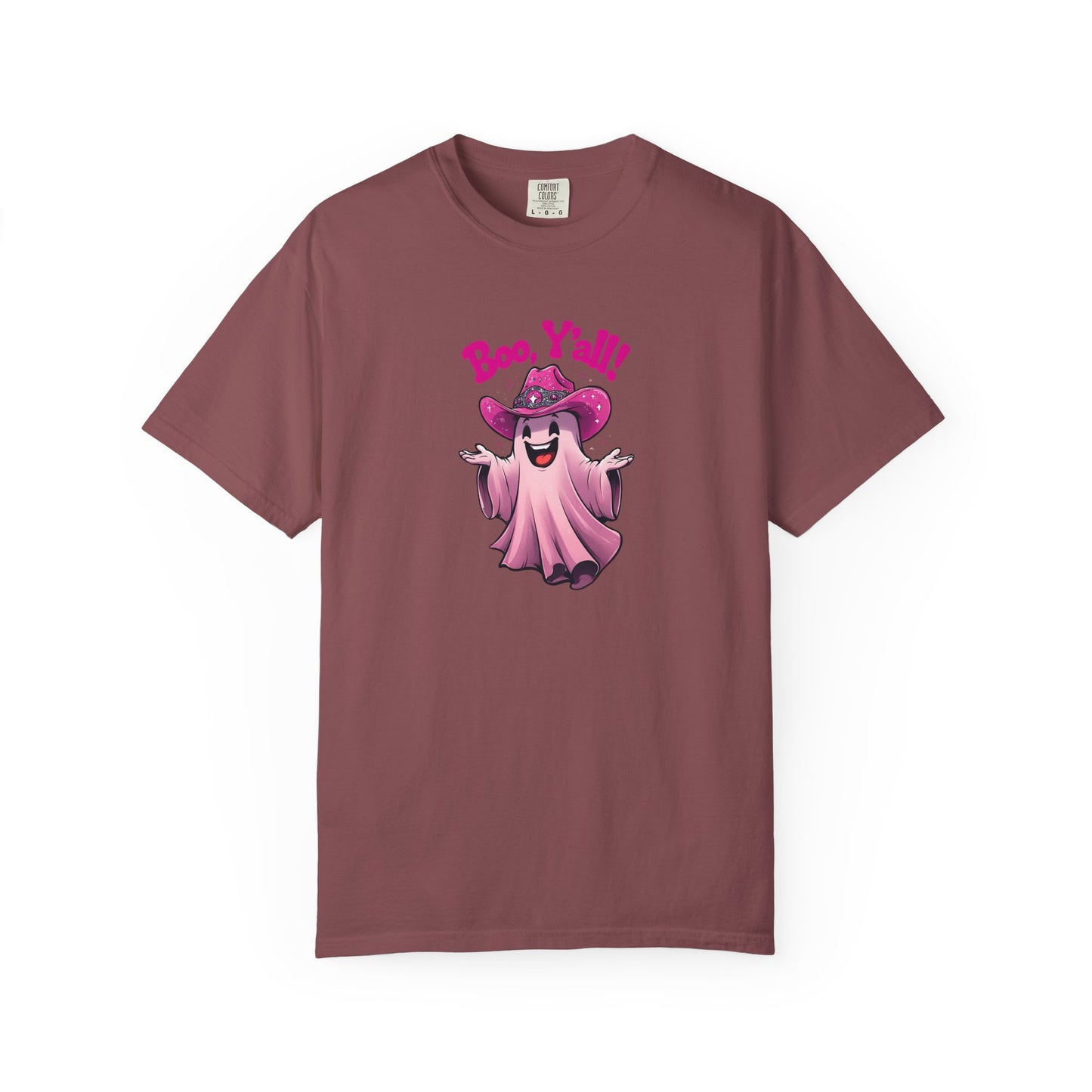Boo Y'all Ghost T-Shirt, Fun Halloween Tee, Unisex Shirt, Cute Ghost Apparel, Spooky Season Outfit