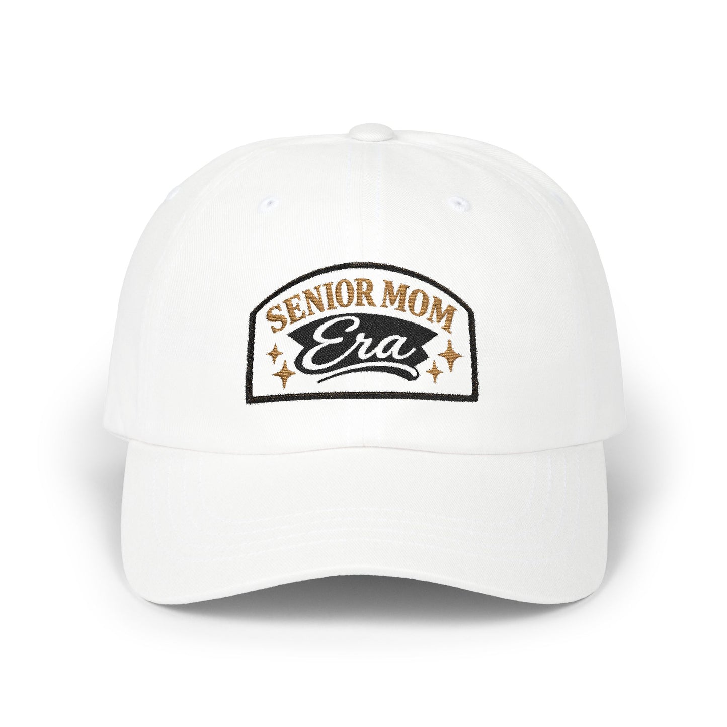 Senior Mom Era Embroidered Dad Cap — Graduation Gift Baseball Hat