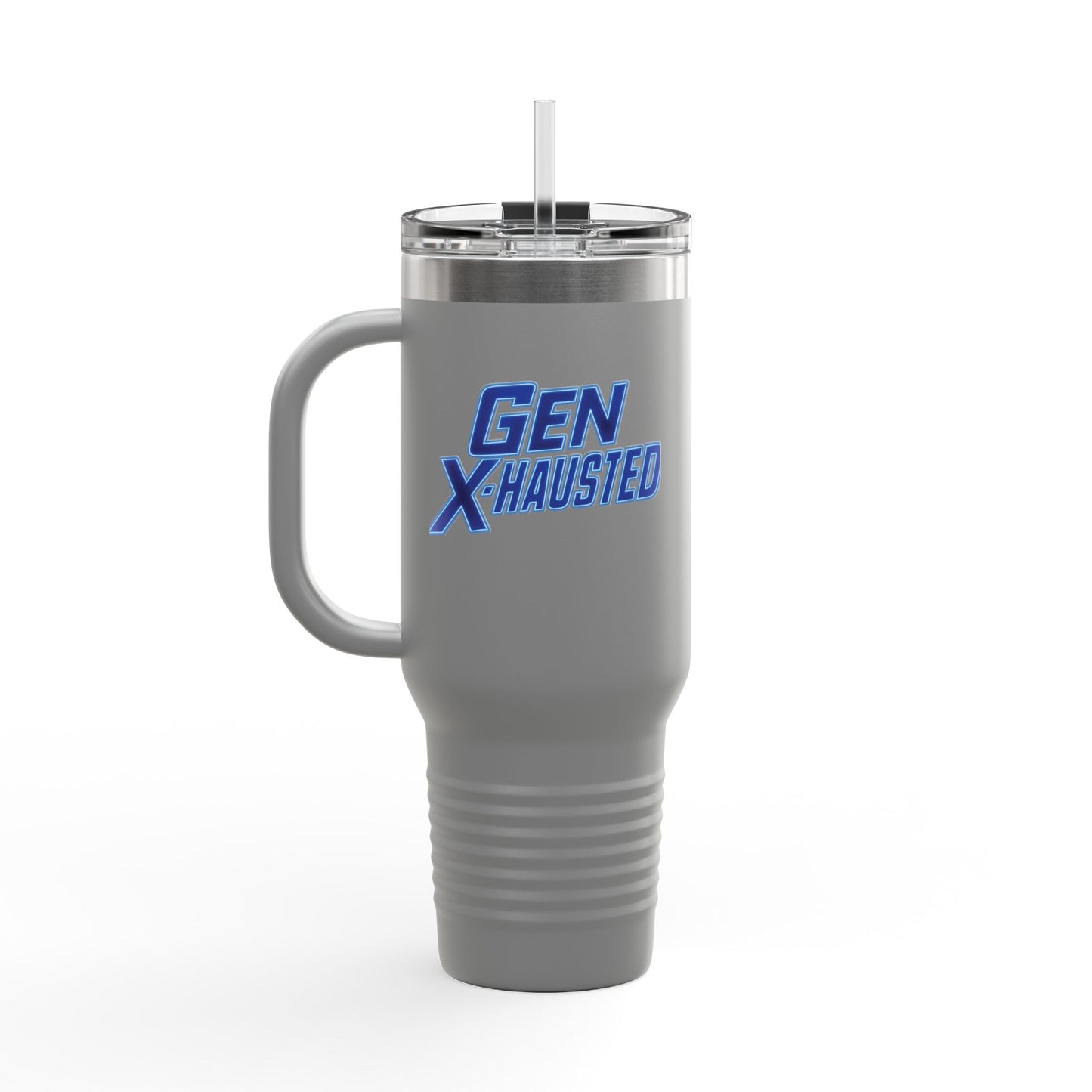Gen X-Hausted Insulated Travel Mug - Perfect for Coffee on the Go, Travel, Camping, and Daily Hydration