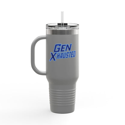 Gen X-Hausted Insulated Travel Mug - Perfect for Coffee on the Go, Travel, Camping, and Daily Hydration
