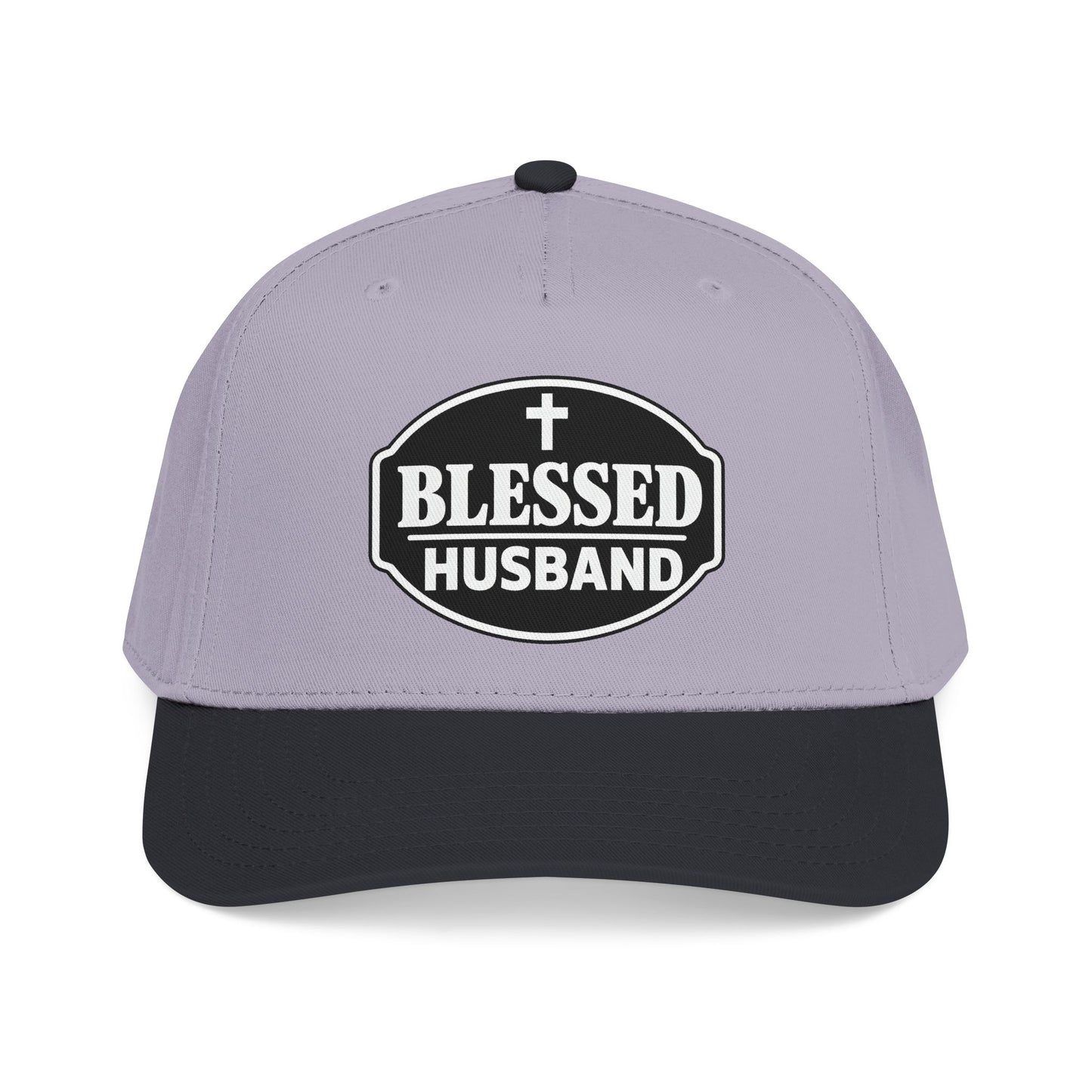 Blessed Husband Embroidered Hat Mid Profile Baseball Cap | Husband Dad Faith