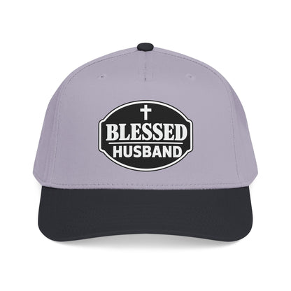 Blessed Husband Embroidered Hat Mid Profile Baseball Cap | Husband Dad Faith