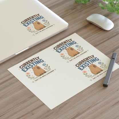 Capybara Sticker Sheet sticker sheet | capybara illustrations, cute animal stickers
