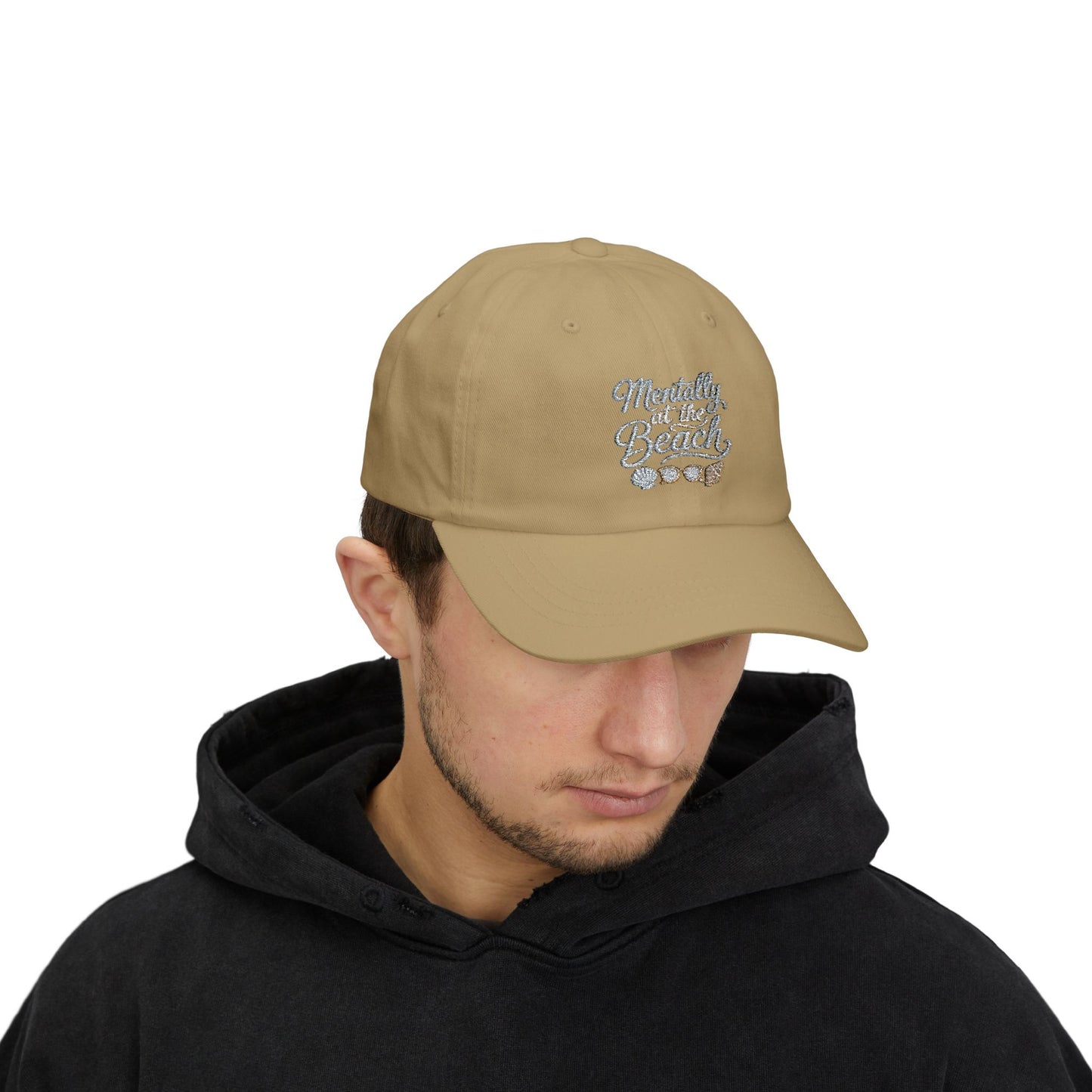 Mentally at the Beach Dad Cap | Embroidered Hat