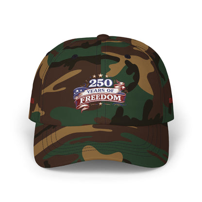 250 Years of Freedom America Anniversary Dad Cap