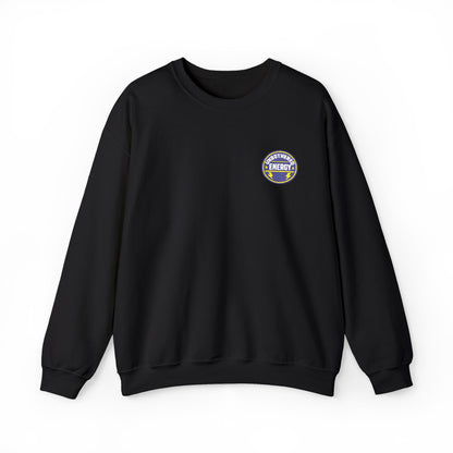 Unbothered Energy embroidered sweatshirt | Funny Slogan Crewneck