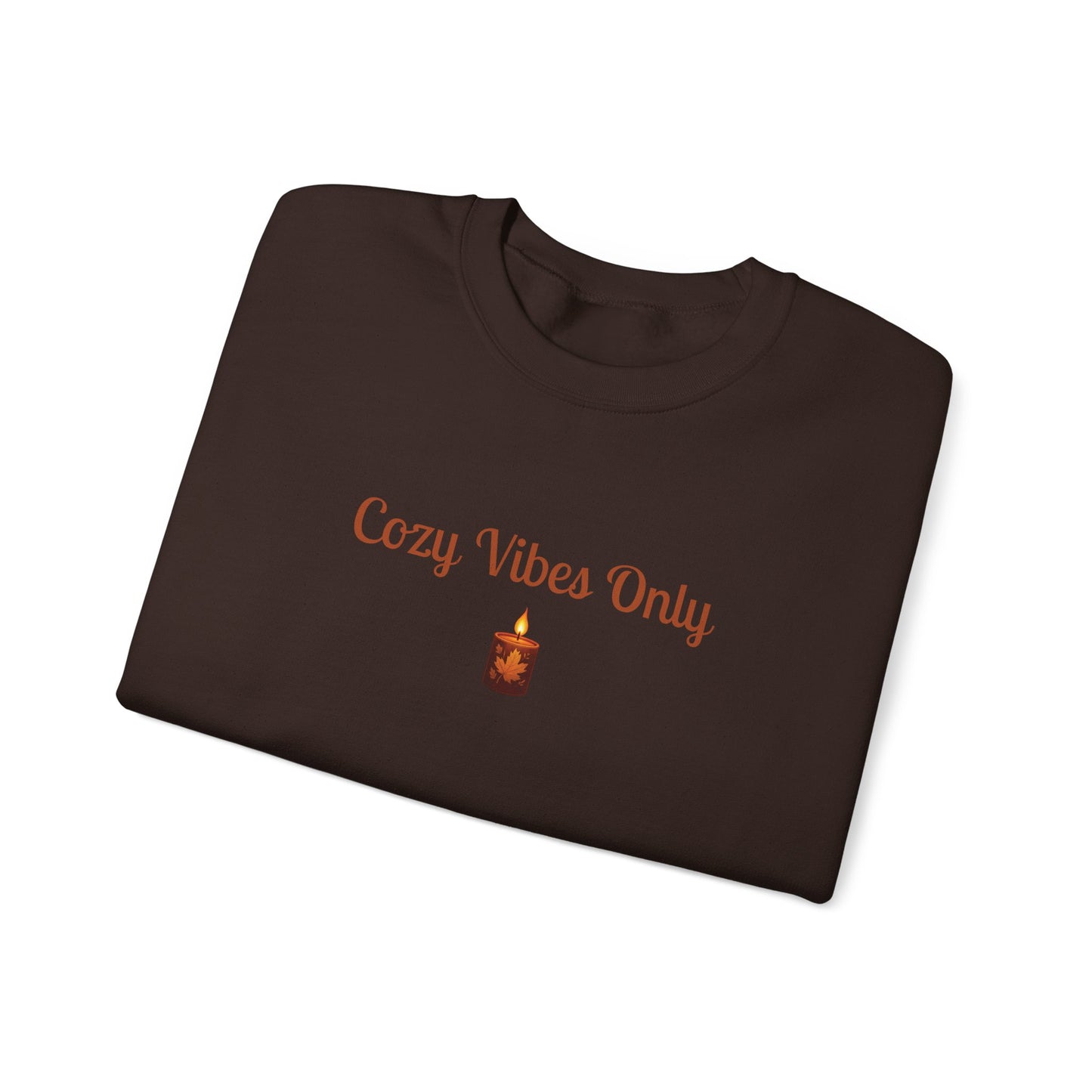 Cozy Vibes Only Sweatshirt, Unisex Crewneck, Casual Wear, Fall Fashion, Gift for Her, Cozy Apparel, Warm Layering