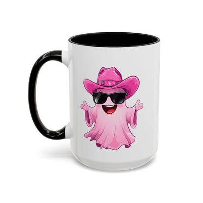 Playful Ghost Coffee Mug - Fun Halloween Drinkware, Cute Gift for Ghost Lovers, Perfect for Fall, Coffee Lovers, Halloween Decor