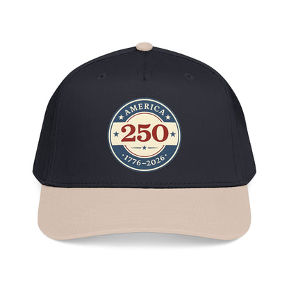 America 250 1776-2026 Patch Mid Profile Baseball Cap | 250th Anniversary Celebration