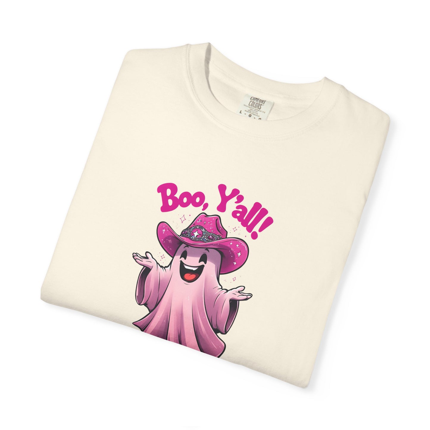 Boo Y'all Ghost T-Shirt, Fun Halloween Tee, Unisex Shirt, Cute Ghost Apparel, Spooky Season Outfit