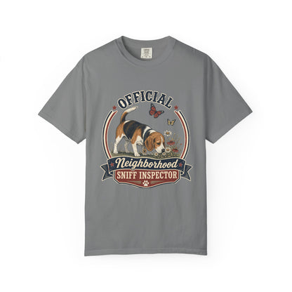 Official Neighborhood Sniff Inspector Beagle T-Shirt | Dog Lover Tee