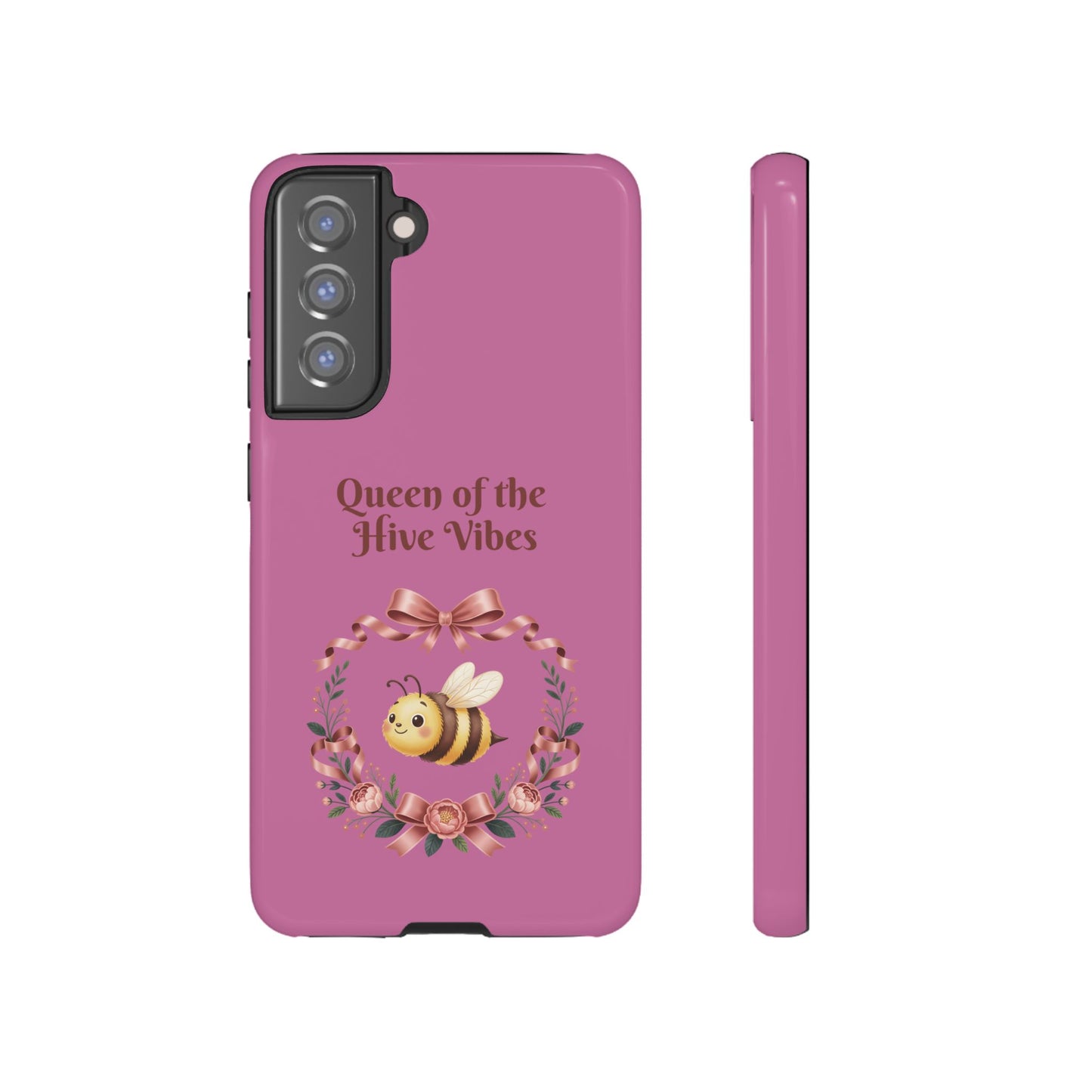 Queen of the Hive Bee Phone Case | Cute Floral Bee iPhone Case