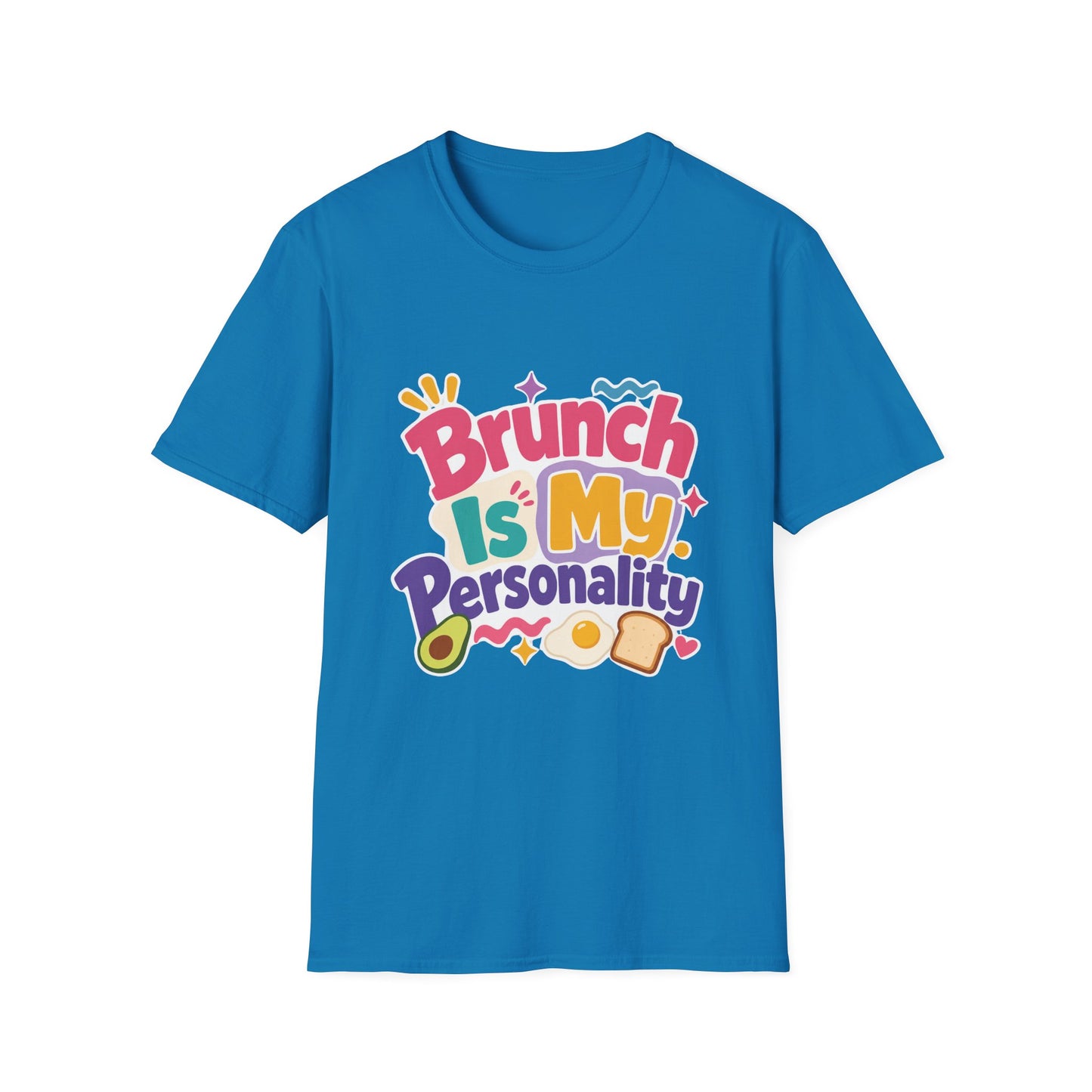Brunch Is My Personality T-Shirt | Avocado Toast Graphic Tee