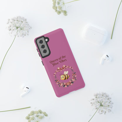 Queen of the Hive Bee Phone Case | Cute Floral Bee iPhone Case