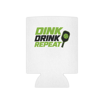 Dink Drink Repeat Can Cooler | Pickleball Paddle Graphic, Personalized Option