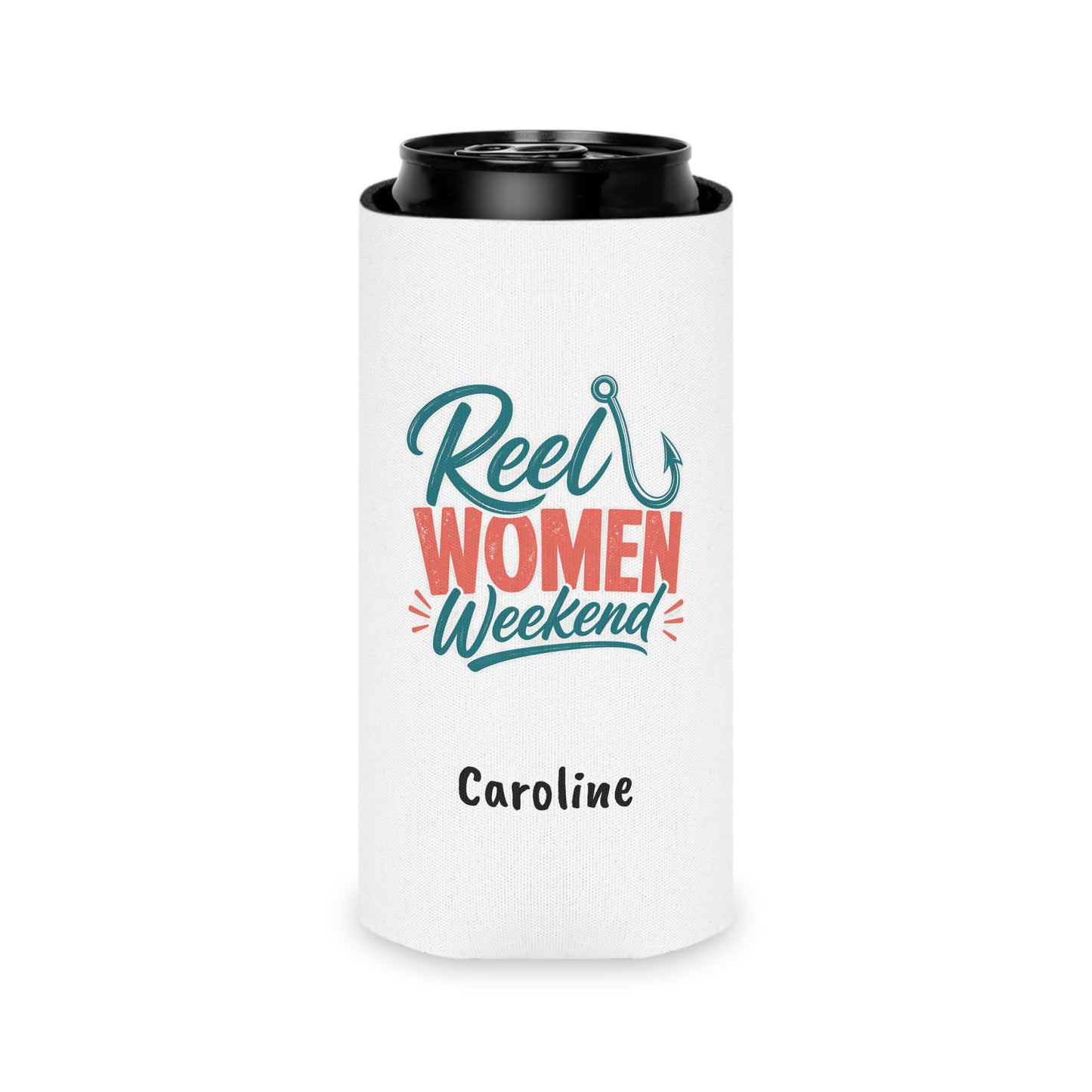 Reel Women Weekend Can Cooler | Fishing Bachelorette Party, Personalized