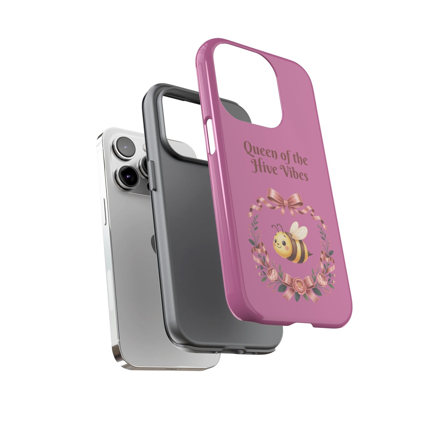 Queen of the Hive Bee Phone Case | Cute Floral Bee iPhone Case