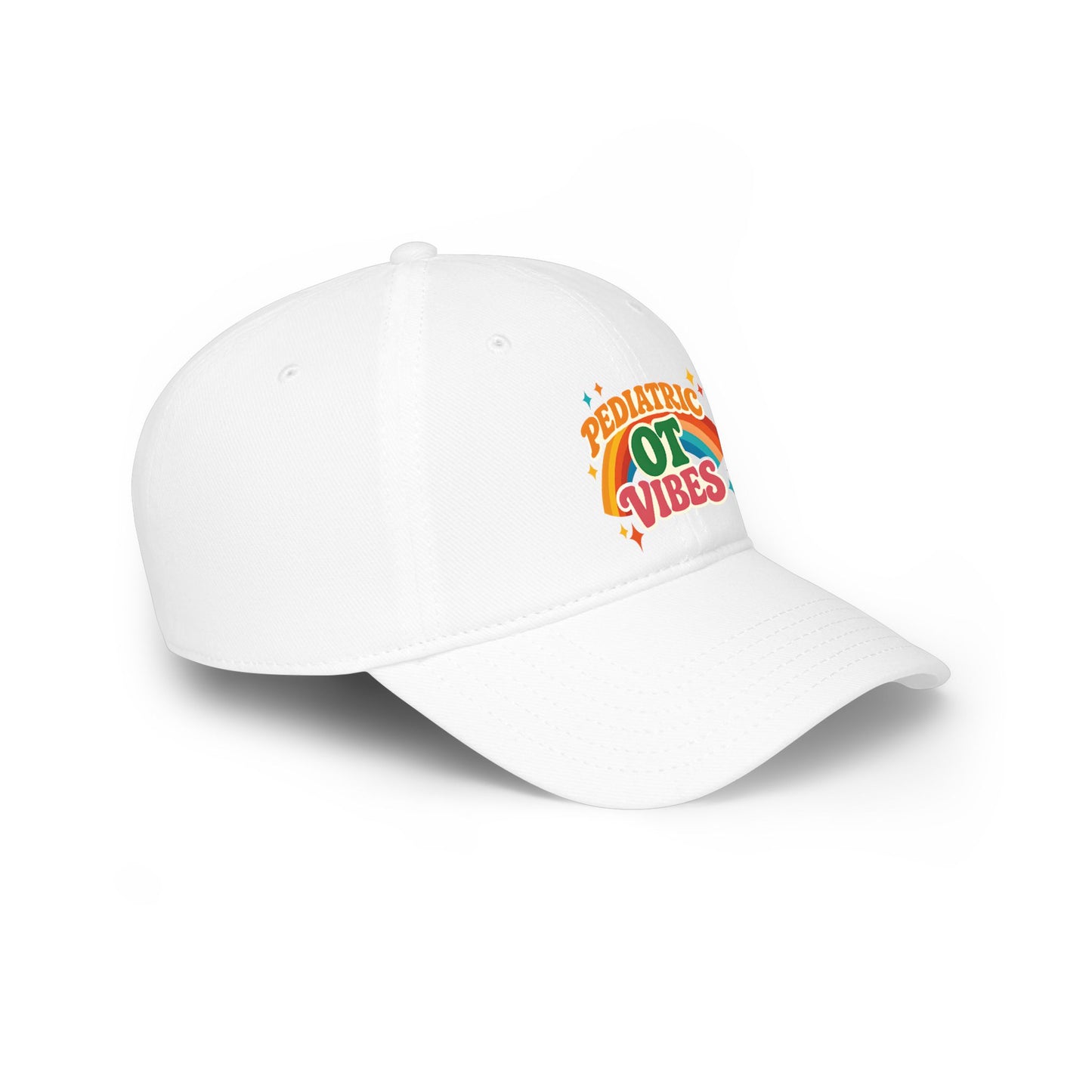 Pediatric OT Vibes Cap | Occupational Therapy Rainbow Logo