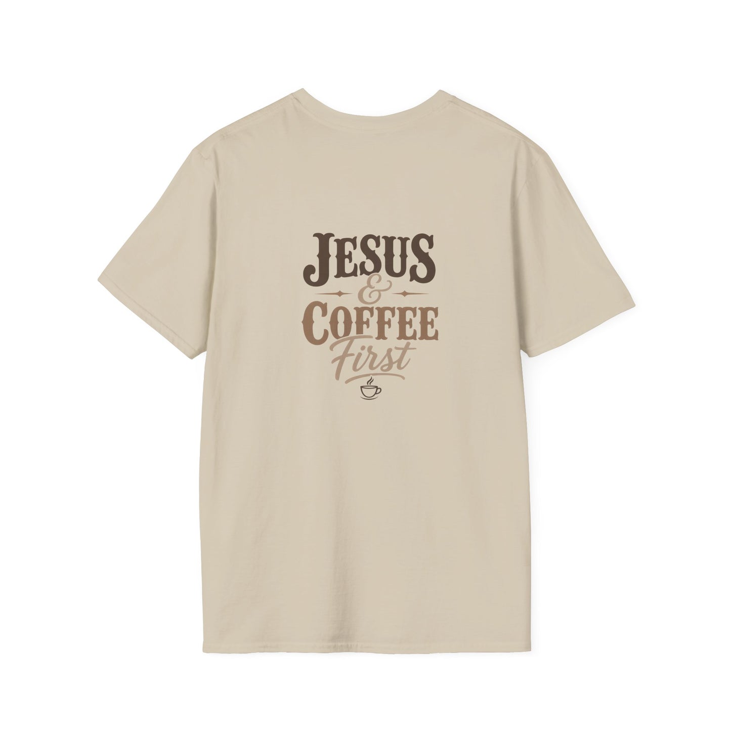 Jesus & Coffee First T-Shirt | Christian Coffee Tee