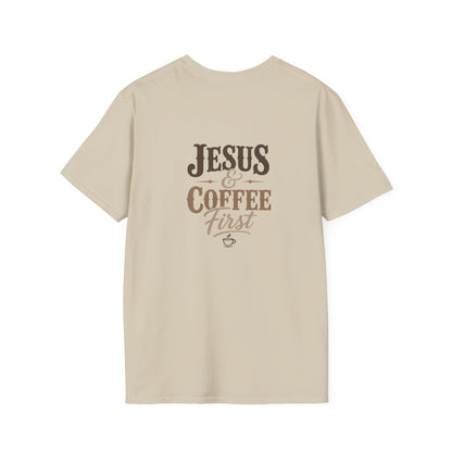 Jesus & Coffee First T-Shirt | Christian Coffee Tee