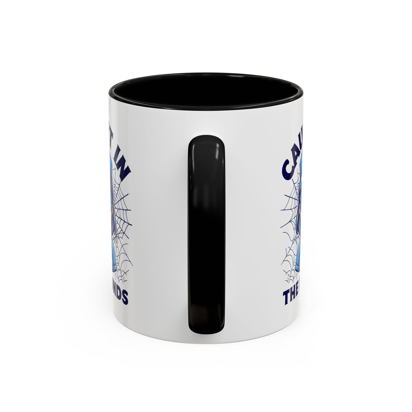 Nurse Coffee Mug, Cute Nursing Gift, Healthcare Appreciation, Fun Spider Design, Caught in the Rounds Mug