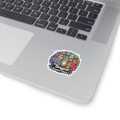 The Original Dream Team Nativity Sticker | Kiss-Cut Christmas Sticker