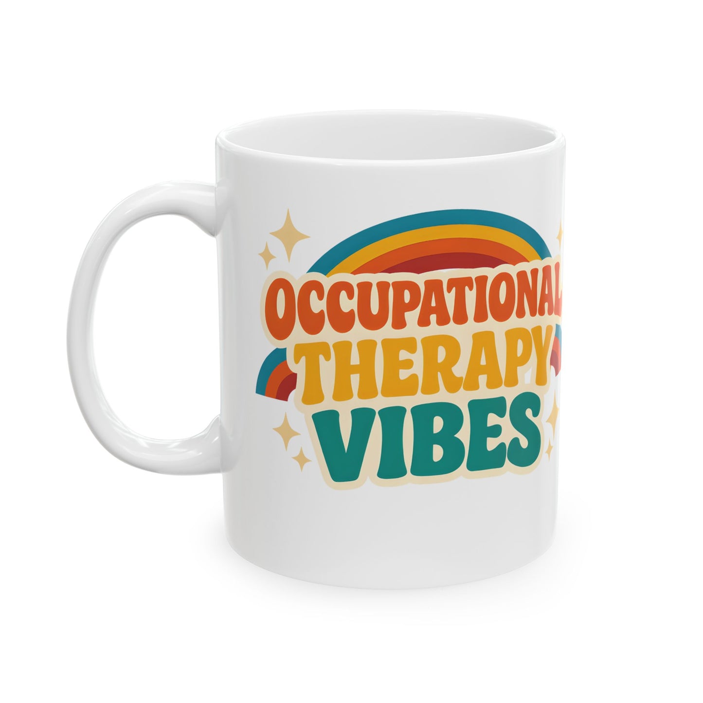 Occupational Therapy Vibes Retro Personalized Mug