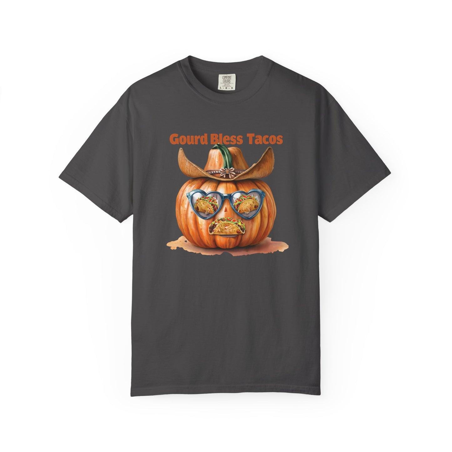 Funny Halloween T-Shirt, Gourd Bless Tacos Tee, Unisex Graphic Tee, Taco Lover Shirt, Fall Festival Apparel, Cute Pumpkin Shirt