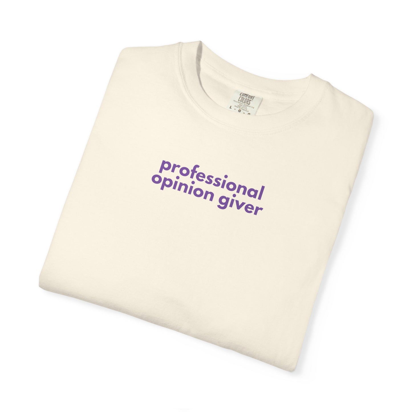 Professional Opinion Giver T-Shirt, Casual Tee, Unisex Top, Gift for Friends, Fun Tee, Everyday Wear, Humorous Apparel