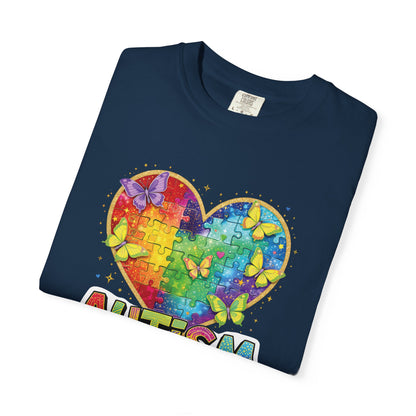 Autism Puzzle Heart T-shirt | Accept Understand Love