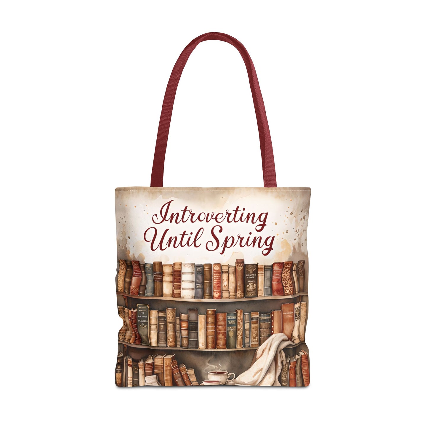 Introvert Tote Bag - Book Lover's Accessory, Everyday Use, Literary Gift, Spring Vibes, Book Club Essentials