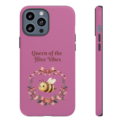 Queen of the Hive Bee Phone Case | Cute Floral Bee iPhone Case