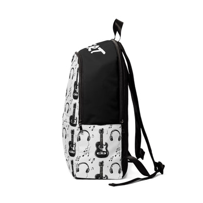 Music Lover's Custom Backpack - Personalized Gift for Students, Guitar Bag, Trendy School Backpack, Music Themed Backpack, Unique Day Pack