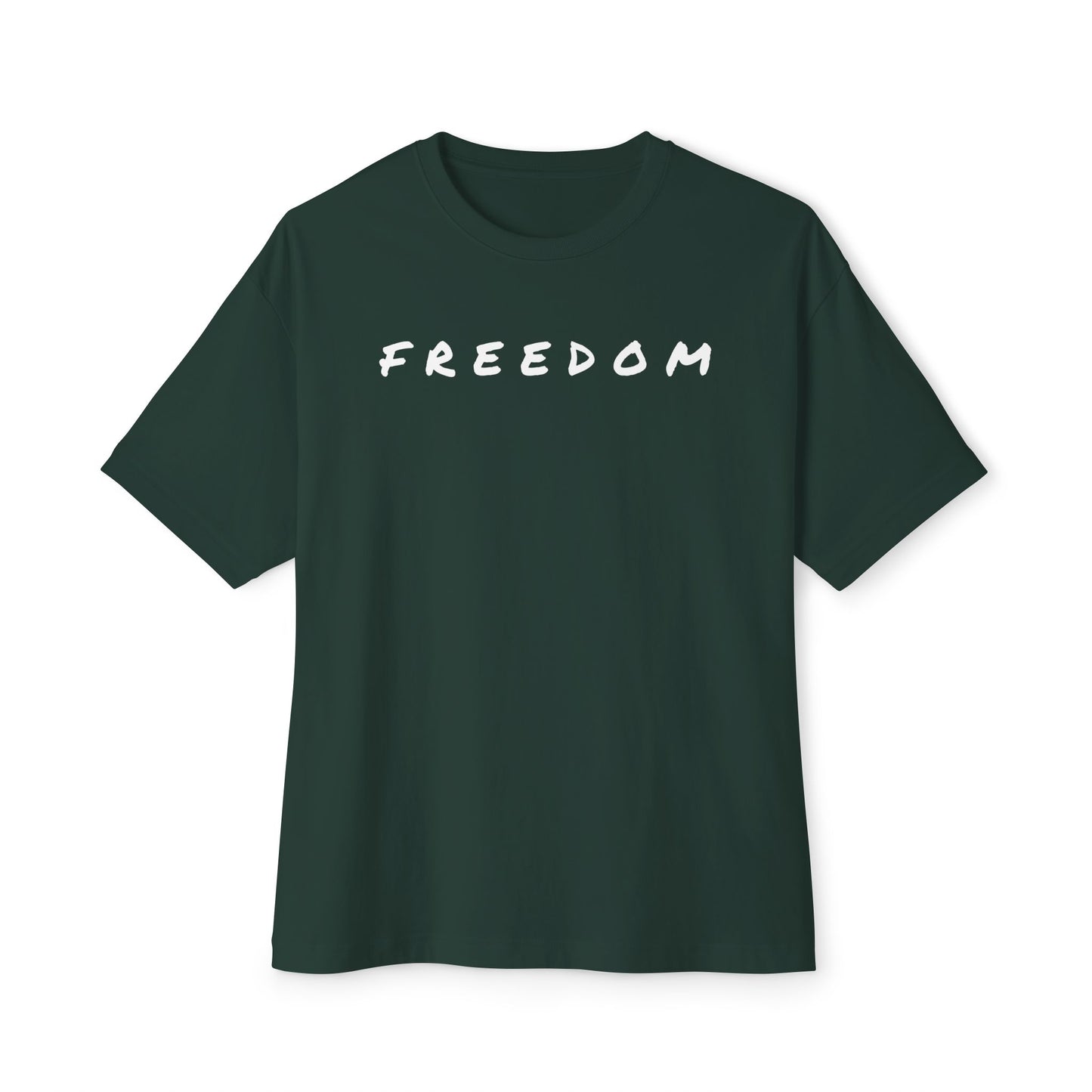 Freedom & Faith Unisex Oversized Tee, Summer Vibes Tee, Casual Gift, Patriotic Apparel, Faith-Based Outfit