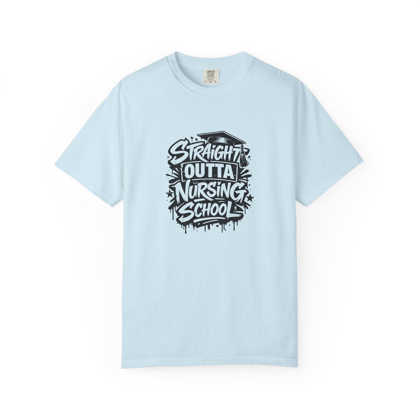Straight Outta Nursing School T-shirt | Nursing Graduate Tee, Cap Graphic