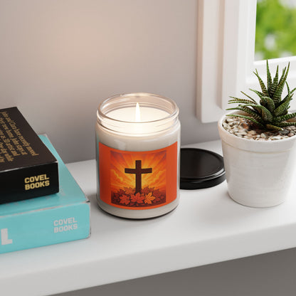 Inspirational Autumn Scented Soy Candle | Fall Decor, Christian Gifts, Thanksgiving Centerpiece, Home Fragrance