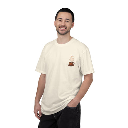 Blessings Brewed T-Shirt, Faith-Inspired Tee, Coffee Lover Gift, Texas Pride Apparel, Unisex Casual Wear