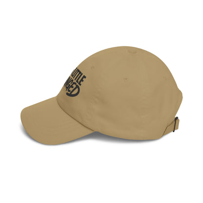 Just a Little Unhinged Dad Cap | Embroidered Script Baseball Hat