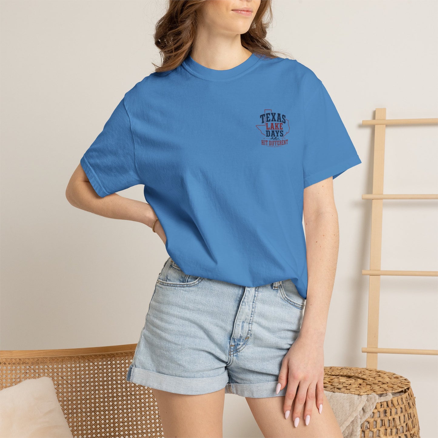 Texas Lake Days Hit Different T-shirt | State Outline Lake Life