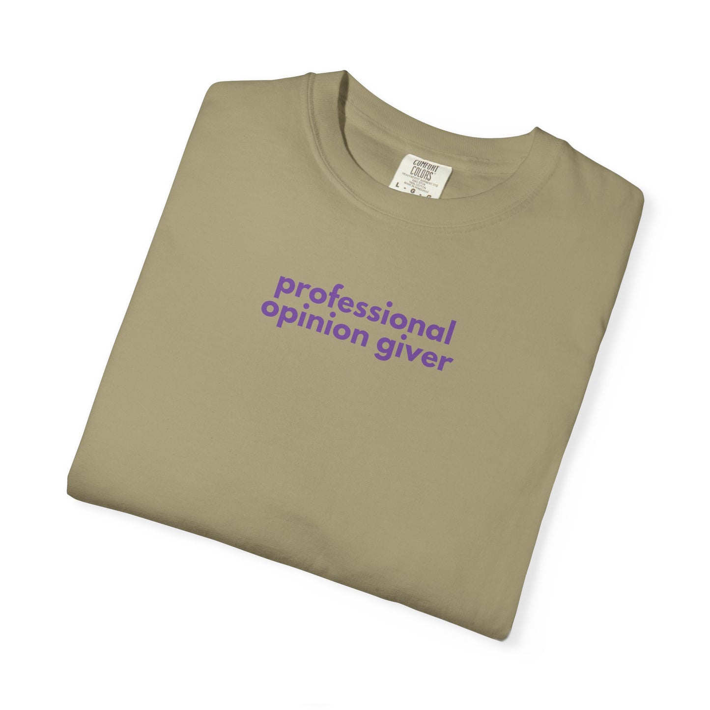 Professional Opinion Giver T-Shirt, Casual Tee, Unisex Top, Gift for Friends, Fun Tee, Everyday Wear, Humorous Apparel