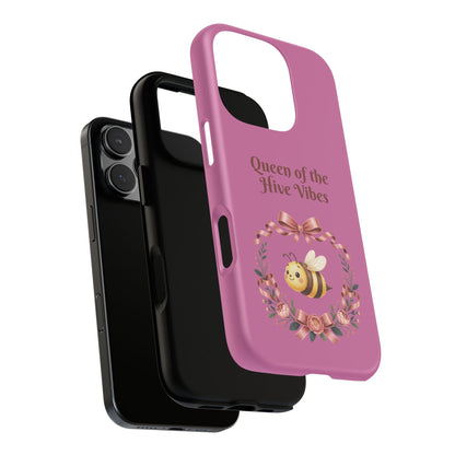 Queen of the Hive Bee Phone Case | Cute Floral Bee iPhone Case