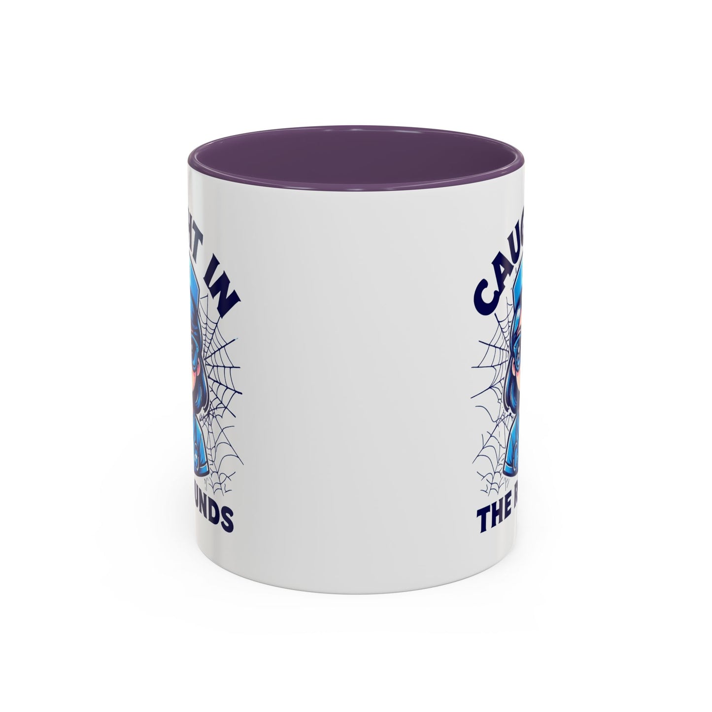 Nurse Coffee Mug, Cute Nursing Gift, Healthcare Appreciation, Fun Spider Design, Caught in the Rounds Mug