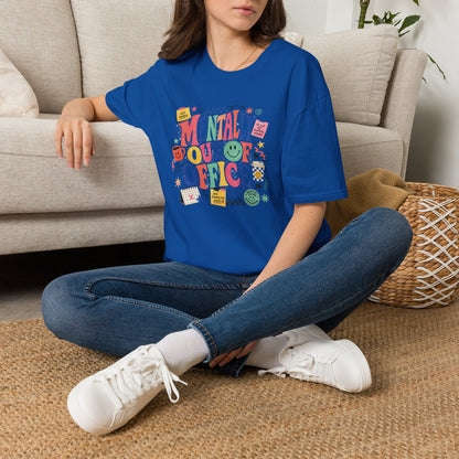 Mentally Out Of Office T-Shirt | Colorful Retro Graphic