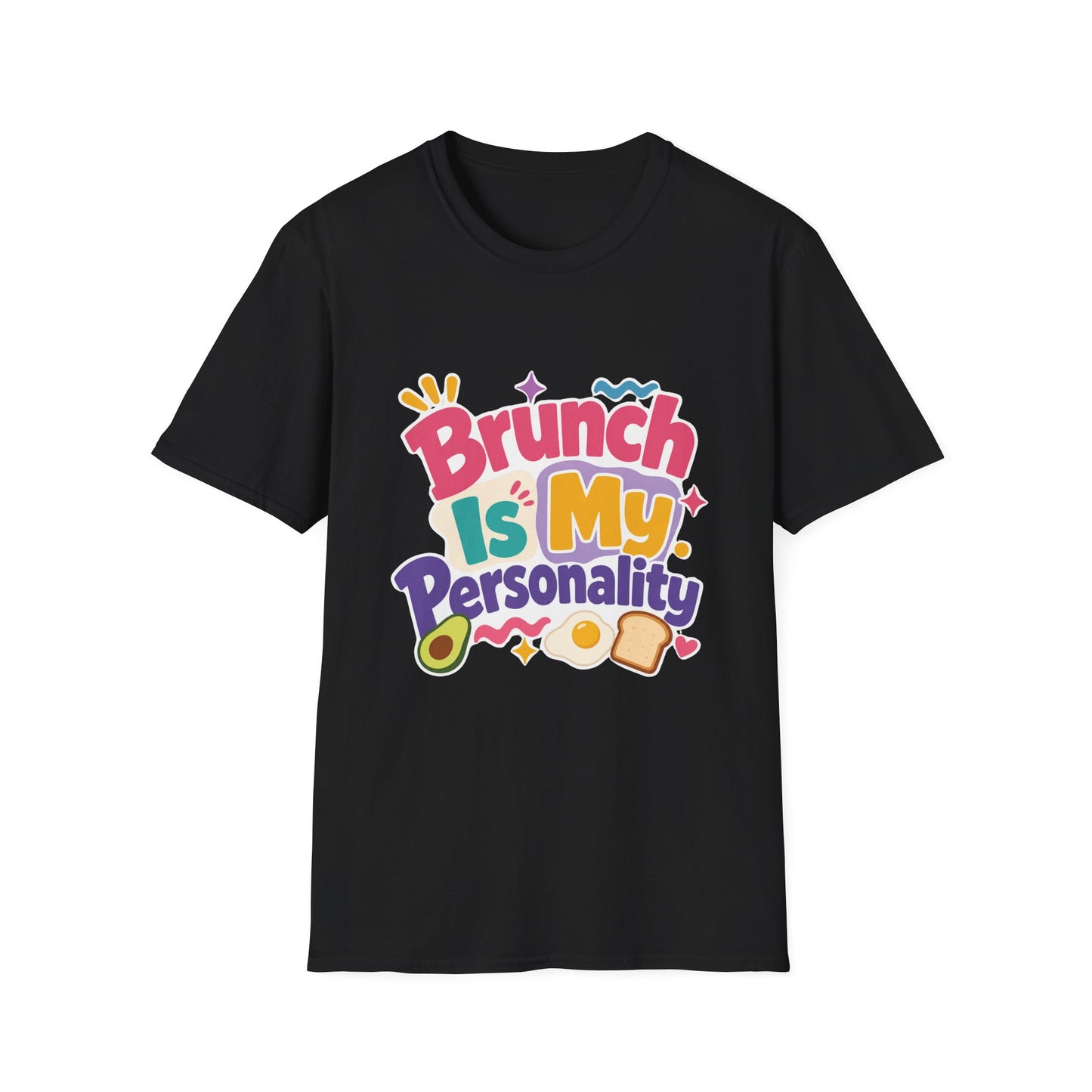 Brunch Is My Personality T-Shirt | Avocado Toast Graphic Tee