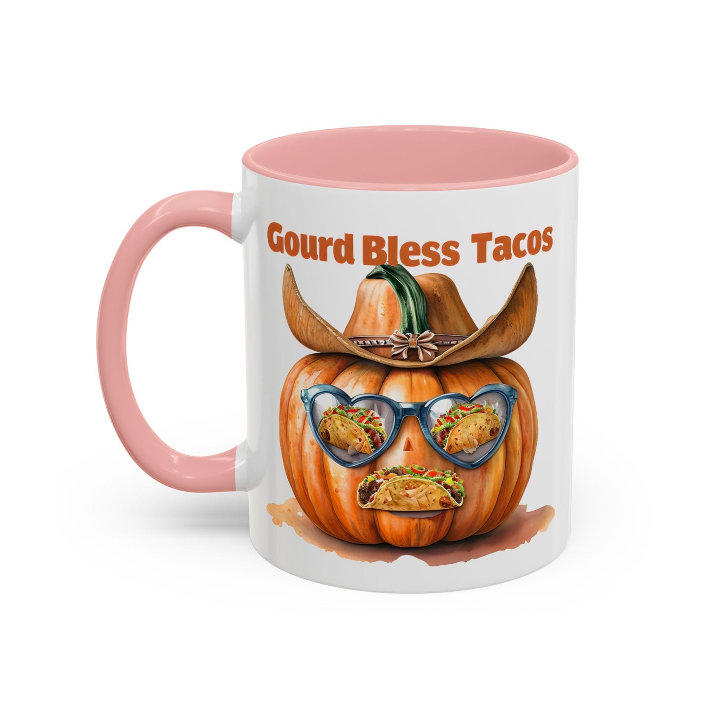 Gourd Bless Tacos Coffee Mug - Perfect for Fall, Halloween, Thanksgiving, Taco Lovers, Kitchen Decor