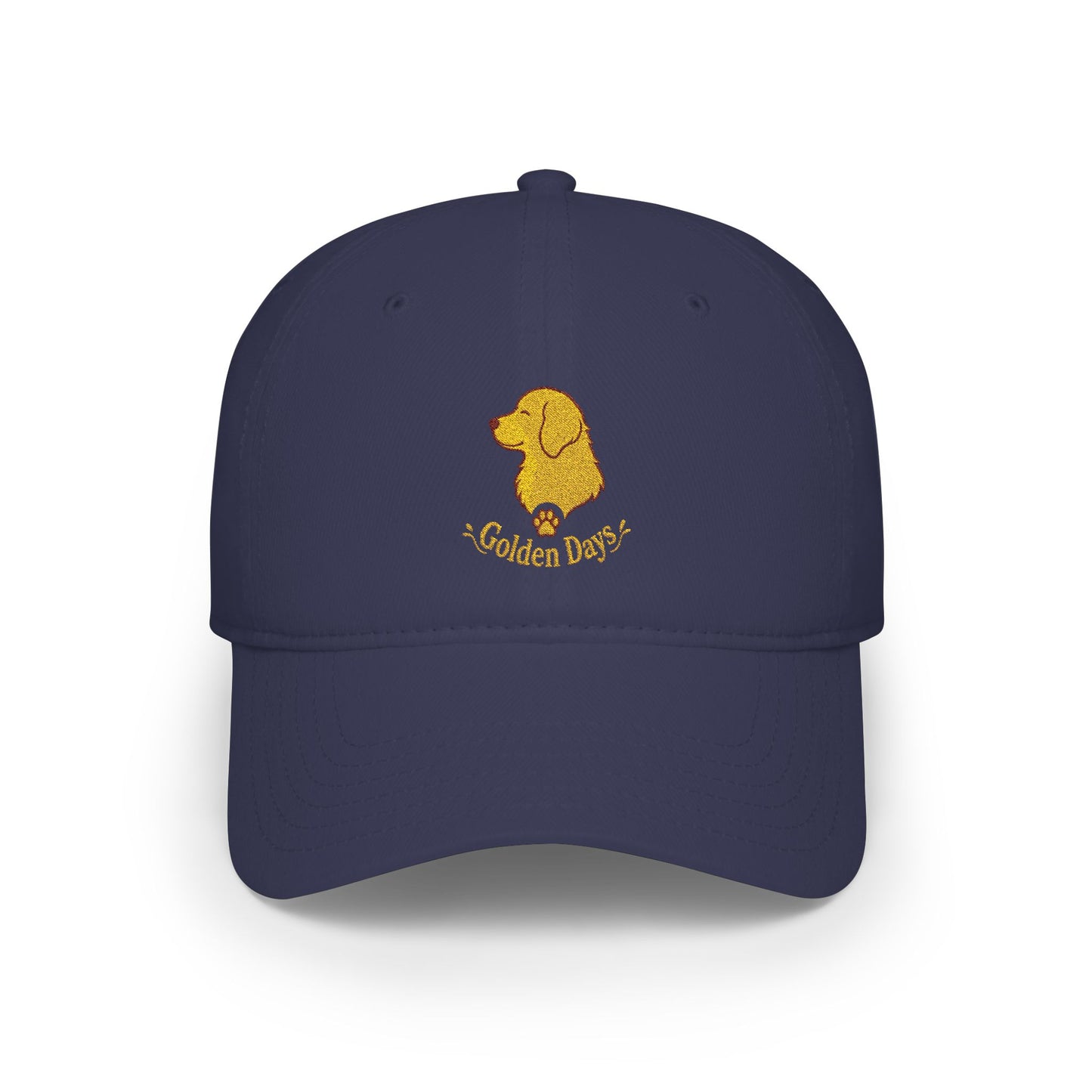 Golden Retriever Silhouette Baseball Cap | 'Golden Days' embroidered