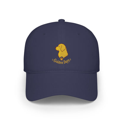 Golden Retriever Silhouette Baseball Cap | 'Golden Days' embroidered